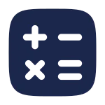 Calculator Minimalistic SVG Icon